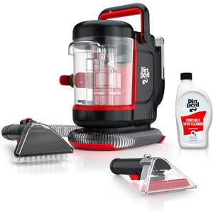 Dirt Devil Portable Spot Cleaner Machine for Carpet and Upholstery, Powerful Suction Spot Cleaning Machine with Versatile Tools, Pair with Dirt Devil Portable Cleaner Solution