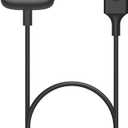Fitbit Luxe & Charge 5 and Retail Charging Cable, Official Product, Black, Smartphone