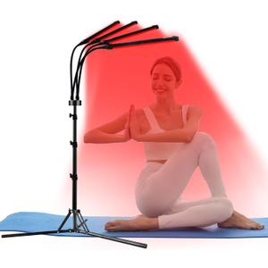 Red Light Therapy for Body, 660nm&850nm Infrared Light Therapy with Tripod, 3 in 1 Chips 180LEDs Infrared Red Light Therapy for Home/Office Use