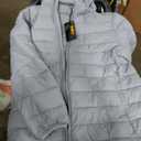 Ladies Winter Lightweight Packable Padded Coat Puffer Down Jacket for Woman, XXL