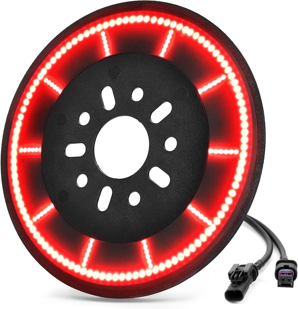 Spare Tire Brake Light Fits 2018-2026 Jeep Wrangler JL JLU, Plug-N-Play | 232PCS LED Super Bright 3rd Third Brake Light, Rear Wheel Stop Lights for Jeep Wrangler JL JLU Accessories