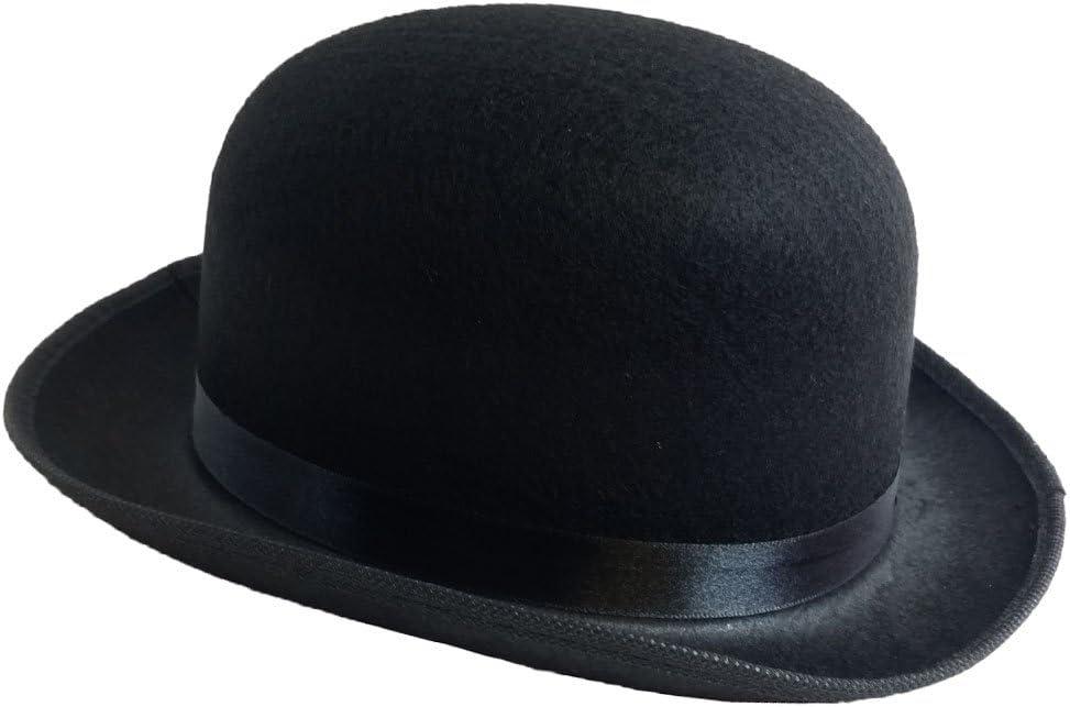 Funny Party Hats Black Derby Deluxe Costume Hat (Derby Hat)