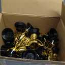 Inbagi 100 Pack Mini Gold Trophies Bulk for Kids Small Plastic Trophy Awards Cup 3.54'' for Classroom School Rewards Sports Tournament Competition Winning Prizes Party Favor