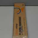 Rubber Floor Squeegee for Concrete Floor, Tile Floor, Metal Aluminium Heavy Duty Garage Shower Floor Squeegee Broom for Removing Water, Commercial Scrubber Mop with Extendable Long Handle (Gray)