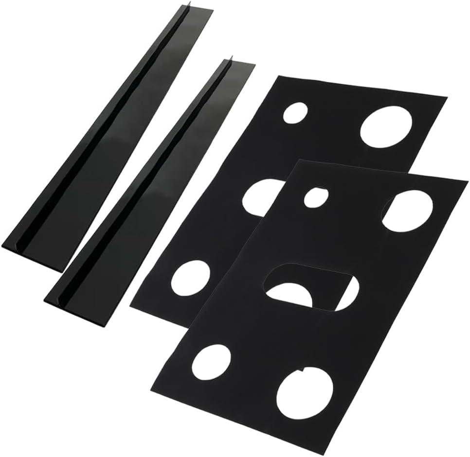 Artibetter 1 Set Kitchen Stove Counter Gap Cover Heats Resistant Oven Gap Filler Seals Gaps Easy To Clean Stove Gap Guard Protector For Kitchen Stovetop Covers Stove Guard Stove Top Protector
