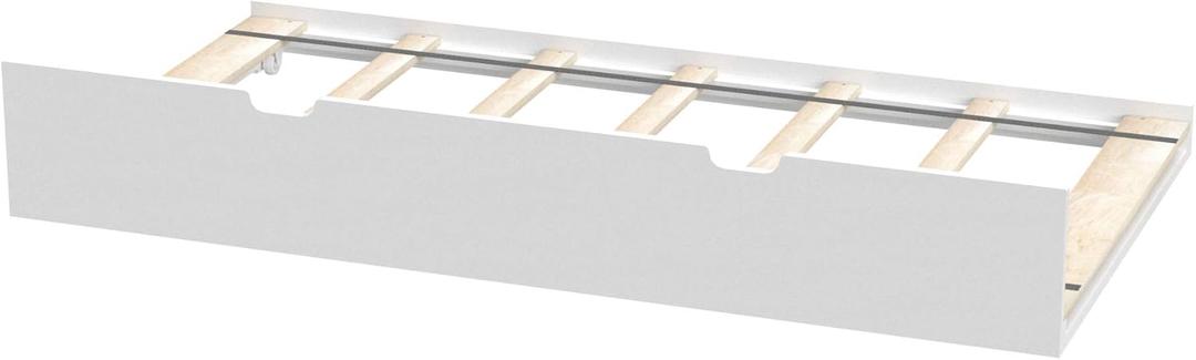 Max & Lily Twin Trundle Bed, White