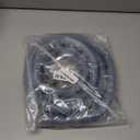 Universal Washing Machine Drain Hose, 8ft Corrugated Flexible Washer Drain Hose, Discharge Hose Replacement for Whirlpool, GE, Kenmore, Installation Washer Hose Drain, Clamp and Hook Included