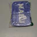 Empty Mahjong Tile Bag American PVC Clear Mahjong Case Size 166 Waterproof Zippered Storage Tile Holder Rack Bag for Game Lover Gift Travel, Case Only (Navy Blue,Mahj)