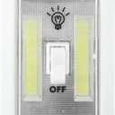 Shed Garage COB Battery Operated Light Switch with On Off Switch(4pcs)
