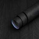 Safiyya Black Peel and Stick Wallpaper Contact Paper for Countertop Kitchen Wood Self Adhesive Removable Wallpaper for Bedroom 393"15.7"