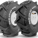 MZREXN 11x4.00-4" Tiller Tire and Wheel 2 Pack, 3/4" Axle Size
3-1/8" Offset Hub, 4Ply Pneumatic, Compatible with Craftsman & Troy-Bilt Tiller Replacement Tire