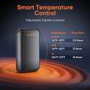 Hand Warmers, Hand Warmers Rechargeable, Reusable Portable Electric Hand Warmer, Fast Intelligent Heating in 1 Second, Gifts for Christmas, Outdoor, Golf, Hunting, Camping Accessories (Black 2Pack)