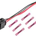 4 Way Connector Plug Pigtail Compatible with Pierburg CWA400 Electric Water Pump for BMW E60 E89 E90 E92 335xi 335i 135i 535i