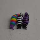 Cevioce Fidget Slug Toy 3Pcs Autism Sensory Toys for Autistic Children Toddler Airplane Car Travel Essential Toys Slug Fidget Toys for Kids & Adults Christmas Stocking Stuffers Gifts for Girls Boys