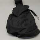 Lukovee Pet Sling, Hand Free Dog Sling Carrier Adjustable Padded Strap Tote Bag Breathable Cotton Shoulder Bag Front Pocket Safety Belt Carrying Small Dog Cat Puppy Machine Washable (Black, S)