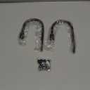 Antique Bronze Curtain Holdbacks | 2 PCS, | Quick Installation Hooks for Heavy Drapes | Solid Steel U-Shape Design