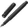 Fountain Pen Retractable, Retractable Fountain Pen 0.38mm Blue&black Ink Transparent Barrel Includes 5 Refillable Ink Cartridges, for Calligraphy Sketching Journaling Gift (Blue)