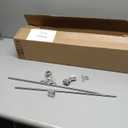 N/C 2PCS 500mm Linear Motion Rod Shaft Guide and (500mm) 8mm Lead Screw and 4PCS SK8 Shaft Support and 4PCS SCS8UU Bearings and 2PCS KP08 and 2PCS Flexible Shaft Couplings 15PCS