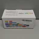 Jumterlee 9 Pack Black Regular Mouth Mason Jar Lids with Silicone Rings, Plastic Mason Jar Lids,Plastic Canning Lids, Fit Ball,Kerr and More (black)