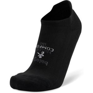 Balega Unisex Adult Hidden Comfort Performance No Show Athletic Running Socks (1 Pair) (Large, Black)