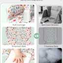 Baby High Chair Cover, Machine Washable High Chair Cushion Pad, Waterproof & Soft, Fits 3-5 Point Harness Chairs, High Chair Replacement Cover for Home & Restaurant Use Oatmeal