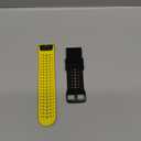 Abanen Silicone Watch Band for Garmin Fenix 8 51mm / epix Pro 51mm / Instinct 2X / Instinct 3 50mm, Quick Fit 26 Soft Sport Breathable Waterproof Wristband Strap for Enduro,Fenix 7X/6X/5X (Black Yellow)
