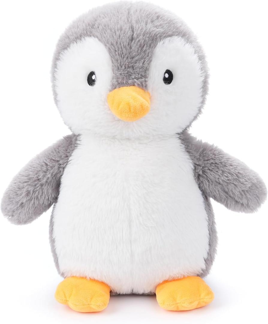 WEIGEDU King Penguin Stuffed Animals with Embroidered Eyes, Baby Penguin Plush Toys for Boy Girl Kids Birthday Christmas Bedtime Gifts, 12 inches