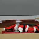 Mr. Christmas Super Climber Musical Animated Christmas Decoration, 42 Inches, Plush White Santa Claus