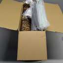 Weatherproof Heated Cat House for Outdoor in Winter, Heated Cat Bed Kitty Shelter with Cat Heating Pad, Insulated & Safe Escape Door, Warm House for Outside Stray Cat (Leaf Color, 12"x16"x16")