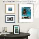 An&He 12x12 inch Picture Frame, White Simple Photo Frame for Decorative Artwork, Suitable for Tabletop, Desk, Bookshelf and Wall Display, Photo Gallery Decor