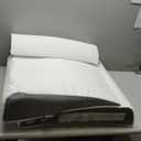 3Pcs Wedge Pillow Set for After Surgery,Acid Reflux Relief, Adjustable Bed Wedge Pillows for Sleeping,Anti Snore, Memory Foam Triangle Pillow for Back&Neck&Shoulder Pain Relief, White&Grey (12 IN+1 Head pillow)