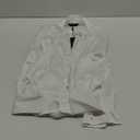 Blooming Jelly Womens Dressy Business Casual Blouse Pleated Long Sleeve Tops Satin Silk Work Shirt Fall Outfits 2025 (Small, White)