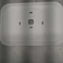 Wall Plate Cover Compatible with New 2022 Ecobee Smart Thermostat Premium & 2022 Ecobee Smart Thermostat Enhanced, Programmable WiFi Thermostat Accessory, White