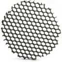 Kichler 15679BK Accessory Hexcell Louver, Black Material (Not Painted)