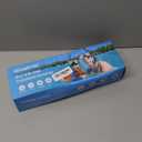 Greatever Dry Snorkel Set,Panoramic Wide View Anti-Fog Scuba Diving Mask,Professional Snorkeling Gear for Adults Kids (Large, Black Blue)