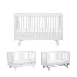Babyletto Hudson 3-in-1 Convertible Baby Crib with Toddler Bed & Daybed Conversion - Easy to Assemble - GREENGUARD Gold Certified w/ 4 Adjustable Mattress Heights - White Babyletto Hudson 3-in-1 Convertible Baby Crib with Toddler Bed & Daybed Conversion - Easy to Assemble - GREENGUARD Gold Certified w/ 4 Adjustable Mattress Heights - White