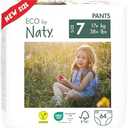 Naty Pull Ups - Hypoallergenic and Chemical-Free Training Pants, Highly Absorbent and Eco Friendly Pull Ups for Boys and Girls - Size (7) 5T-6T (38+ lbs) – 32 Count