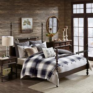 Madison Park Signature Cozy Comforter Set - All Season Bedding Combo Filled Insert and Removable Duvet Cover, Shams, Decorative Pillows, Plaid Brown/Black King (110 in x 96 in) 10 Piece Madison Park Signature Cozy Comforter Set - All Season Bedding Combo Filled Insert and Removable Duvet Cover, Shams, Decorative Pillows, Plaid Brown/Black King (110 in x 96 in) 10 Piece