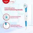 Colgate Max Fresh Wisp Disposable Mini Travel Toothbrushes, Peppermint, 24 Count (Pack of 4)