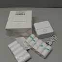 cudinham Print Pods Mini Printer, Thermal Inkless Sticker Maker with 10 Rolls Printing Paper, Pocket Printpod for Phone, Impresora Porttil for Notes, DIY, Compatible with iOS & Android (White)