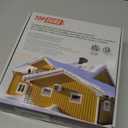 TDRD 60 feet Roof & Gutter Snow De-Icing Kit, 5W/ft Heat Tape for Roof and Gutters Ice Dam Prevention with 6 ft Power Cold