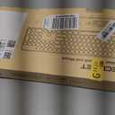 TECKNET Colorful Wireless Keyboard and Mouse Combo, Dual Bluetooth & 2.4G, Quiet Retro Typewriter Style, Full Size Bubble Keyboard with Number Pad, Aesthetic Desk Set for Laptop, PC, and Office Use (Cream Peach)