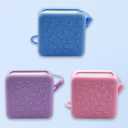 2 x Silicone Cover for Yoto Mini Player, Protective Sleeve Case Compatible with Audio Music Player (Purple)