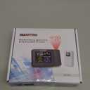 SMARTRO SC91 Projection Alarm Clock for Bedrooms with Weather Station, Wireless Indoor Outdoor Thermometer, Temperature Humidity Monitor Gauge Hygrometer