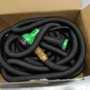 Flexi Hose Expandable Garden Hose with 8 Function Nozzle, 100FT - Lightweight Retractable Garden Hose, Water Hose - No-Kink Flexibility, 3/4 Inch Solid Brass Fittings and Double Latex Core