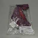 Amazon Essentials Women's Side Tab Bikini Swimsuit Bottom (Large, Brick Red Leopard)