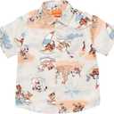 Paw Patrol Matching Family Hawaiian Button Down Shirt Toddler to Adult Sizes (2T - 2XL)