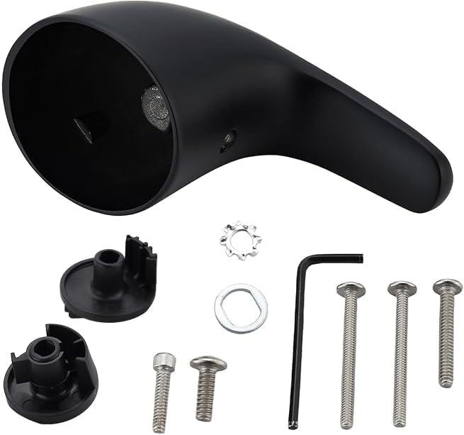 Shower Handle Replacement (100657) for Moen Lever Shower Handle, Compatible with Moen PosiTemp Valve Systems, Matte Black