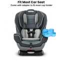 BlueOrigin Car Seat Snack Tray - Travel Tray for Kids Car Seat, Stroller, Booster and Anywhere with a Cup Holder, Toddler Road Trip Essentials Food Plate for Snacks, Toys, Entertainment (Blue)