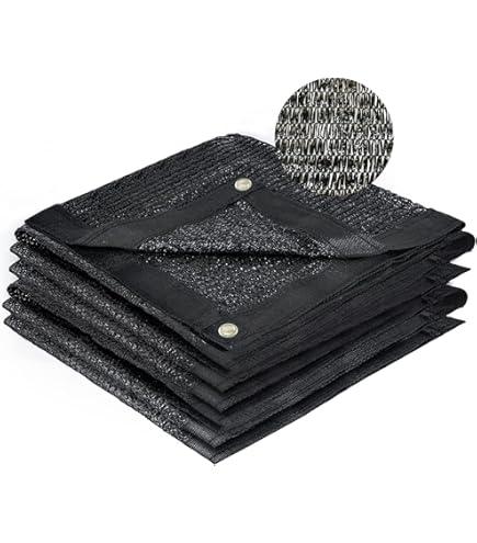 LOVE STORY 9'x17' 55% Black Shade Cloth Sun Shade Net with Grommets Sunblock Net Mesh Tarp for Garden,Plants Cover,Greenhouse and Patio